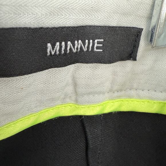 J Crew Minnie Crop Pants 6 Black Mid Rise Stretch Twill Skinny Side Zip Preppy - Picture 5 of 9